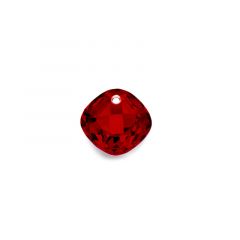Carezza Quadrati single stone "Ruby red CZ" faceted 12mm
