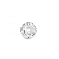 Carezza Quadrati single stone "white CZ" faceted 12mm