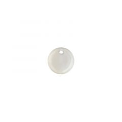 Carezza Round single stone "MOP pearl" cabochon 12mm