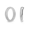 MY iMenso Carezza single stone/insert Ellisse 25mm Zirconi (925/rhod-plated)