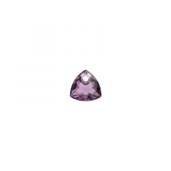 Carezza Trilliant single stone "Brillante crystal" "Amethyst" 11mm
