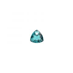 Carezza Trilliant single stone "Brillante crystal" "Blue Zircon" 11mm