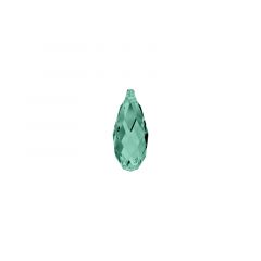 Carezza Briolette single stone "Brillante crystal" "Emerald" 17mm