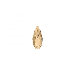 Carezza Briolette single stone "Brillante crystal" "Golden Shadow" 17mm