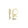 Carezza earhook zirconia for M&L stones (925/1Mgold-pld)