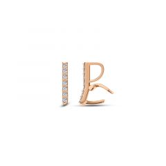 Carezza hanger Zirconia (925/1Mrosegold-plated)