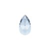 Carezza Pera single stone "Brillante crystal" "Blue Shade" 22mm
