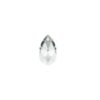 Carezza Pera single stone "Brillante crystal" "Crystal" 16mm