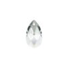 Carezza Pera single stone "Brillante crystal" "Crystal" 22mm