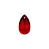 Carezza Pera single stone "Brillante crystal" "Scarlet" 22mm