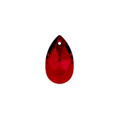 Carezza Pera single stone "Brillante crystal" "Scarlet" 22mm