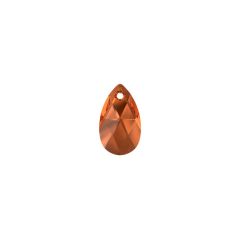 Carezza Pera single stone "Brillante crystal" "Smoked Amber" 16mm