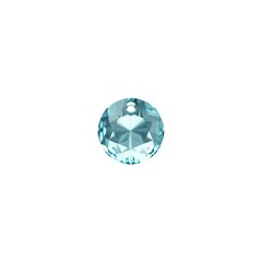 Carezza Tonda single stone "Brillante crystal" "Aquamarine" 14mm