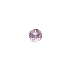 Carezza Tonda single stone "Brillante crystal" "L. Amethyst" 10mm