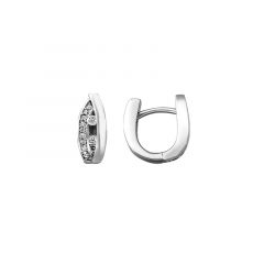 MY iMenso Creoli creol "Allegro CZ 14mm" Conseal (925/rhod-plated)