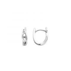 MY iMenso Creoli oorringen "Deli CZ 14mm" (925/rhod-plated)
