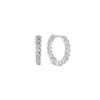 MY iMenso Creoli creol "Dotti CZ 17,5mm" (925/rhod-plated)