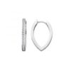 MY iMenso Creoli creol "Dritto CZ 24mm" (925/rhod-plated)