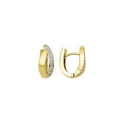 MY iMenso Creoli creol "Elegante 15mm" Conseal (925/1Mgold-plated)