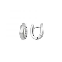 MY iMenso Creoli creol "Elegante 15mm" Conseal (925/rhod-plated)