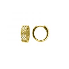MY iMenso Creoli creol "Filigrano 14mm" (925/1Mgold-plated)