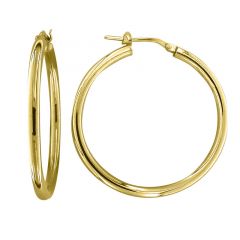 MY iMenso Creoli creol "Filo 2,5x35mm" (925/1Mgold-plated)