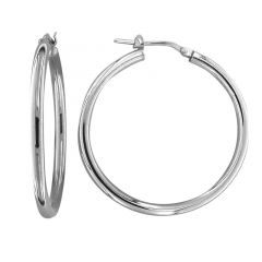 MY iMenso Creoli creol "Filo 2,5x35mm" (925/rhod-plated)