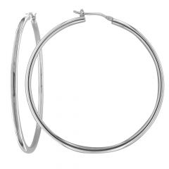 MY iMenso Creoli creol "Filo 2,5x55mm" (925/rhod-plated)