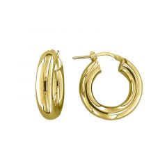MY iMenso Creoli creol "Filo 5x21,5mm" (925/1Mgold-plated)