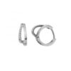 MY iMenso Creoli oorringen "Frivolo CZ 16,5mm" (925/rhod-plated)