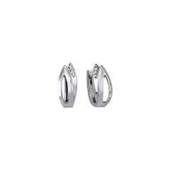 MY iMenso Creoli creol "Giglio 14mm" Conseal (925/rhod-plated)