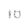 MY iMenso Creoli creol "Girato CZ 16,5mm" Conseal (925/rhod-plated)