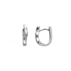 MY iMenso Creoli creol "Girato CZ 16,5mm" Conseal (925/rhod-plated)
