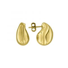 MY iMenso Creoli creol "Gocciolare 10x18mm" Conseal (925/1Mgold-plated)