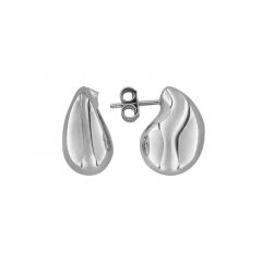 MY iMenso Creoli creol "Gocciolare 10x18mm" Conseal (925/rhod-plated)