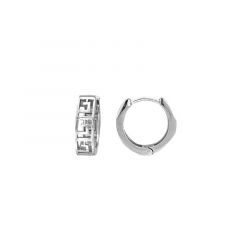 MY iMenso Creoli creol "Meandro 13,5mm" (925/rhod-plated)