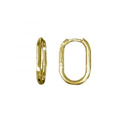 MY iMenso Creoli oorring"Ovale CZ 21mm" 9251Mgold-ptd)