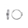 MY iMenso Creoli oorringen "Presente CZ 20mm" (925/rhod-plated)
