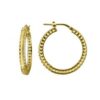 MY iMenso Creoli creol "Quamodi 2,3x26mm" (925/1Mgold-plated)