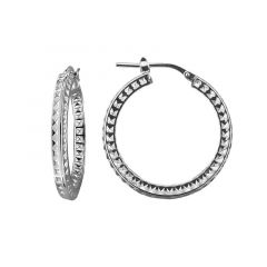 MY iMenso Creoli creol "Quamodi 2,3x26mm" (925/rhod-plated)