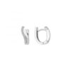MY iMenso Creoli oorring "Riccio CZ 14mm" (925/rhod-plated)
