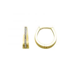 MY iMenso Creoli creol "Schiena 16mm" (925/1Mgold-plated)