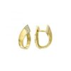 MY iMenso Creoli creol "Soffio Corta CZ 18,5mm" Conseal (925/1Mgold-ptd)