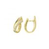 MY iMenso Creoli creol "Soffio Lunga CZ 18,5mm" Conseal (925/1Mgold-ptd)