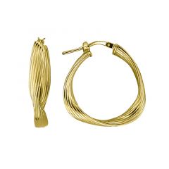MY iMenso Creoli creol "Tor"Trian 4x26mm" (925/1Mgold-plated)