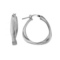 MY iMenso Creoli creol "Tor"Trian 4x26mm" (925/rhod-plated)