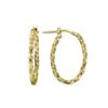 MY iMenso Creoli creol "Torvale 2x25mm" (925/1Mgold-plated)