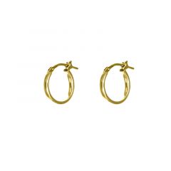 MY iMenso Creoli earring 13mm (925/1Mgold-plated)