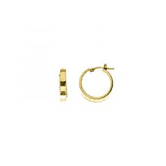 MY iMenso Creoli earring 14mm (925/1Mgold-plated)