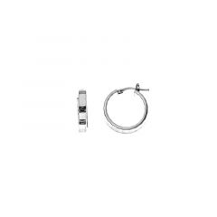 MY iMenso Creoli earring 14mm (925/rhod-plated)